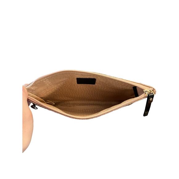 Kate Spade New York Holiday Drive Gia Glitter Pouch Sparkle Rose Gold - Picture 6 of 7